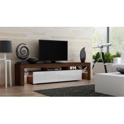 MILANO Mueble TV 200 madera&blanco
